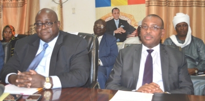 Le Ministre des Finances et du Budget Christian Georges DIGUIMBAYE et le Représentant Résident du FMI ont donné conjointement un point de presse